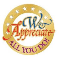 We appreciate all you do!