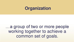 Organization definition