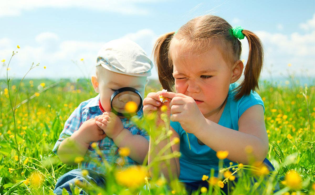 Curious kids.