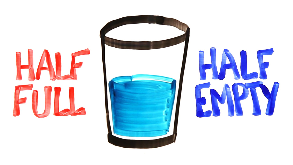 half full half empty