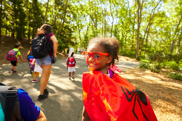 She loves summer camp.